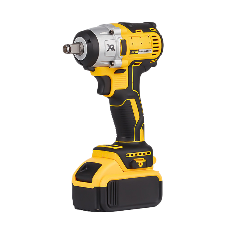 Dingwei 350N 21V 고 토크 1/2 무선 Li 이온 배터리 충전식 브러시리스 전기 충격 렌치