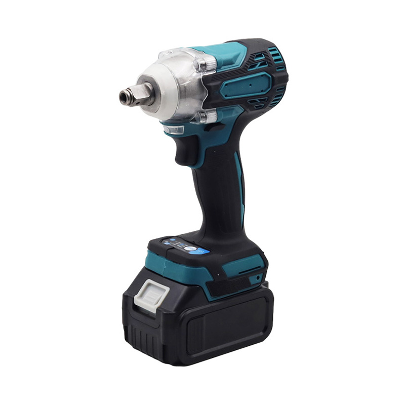 Dingwei 18V 350N 브러시리스 리튬 배터리 휠 스패너 세트 전기 무선 토크 충격 렌치